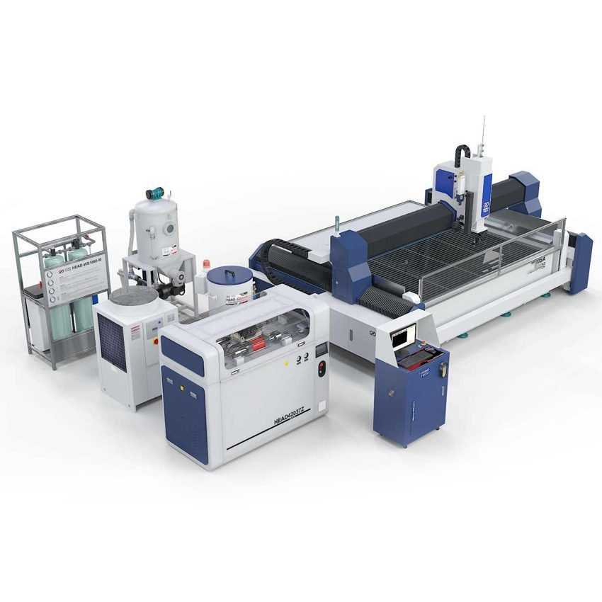 5-Axis Waterjet Cutting Machine - Waterjet Equipment - Lunox