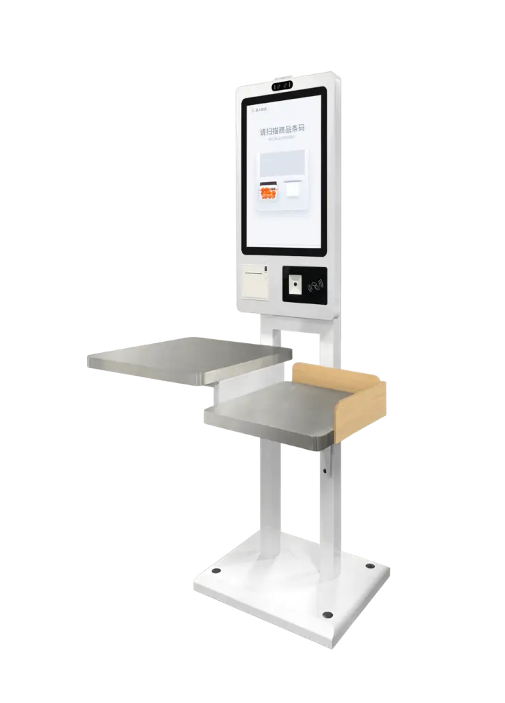 Multi-Function Self-Service Checkout Kiosk (with Tray) - New Retail - Lunox